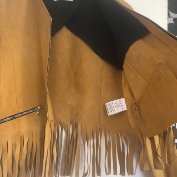 Leather jacket Sandro size 1=S - Picture 4 of 8